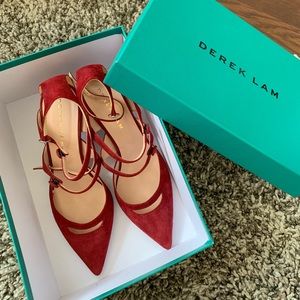Derek Lam strappy kitten heels